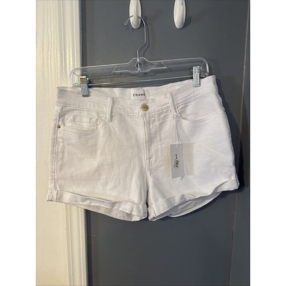 FRAME Denim Womens Size 30 White Le Cutoff Shorts $175